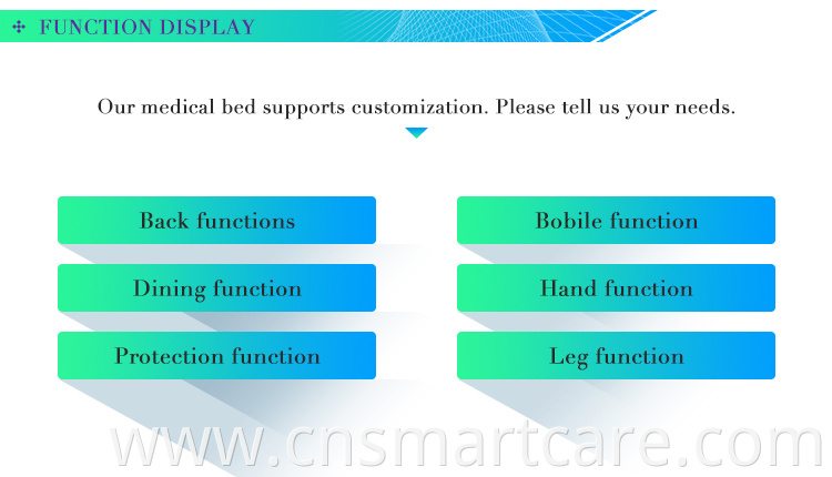 low price medical equipment 3 functions manual hospital bed